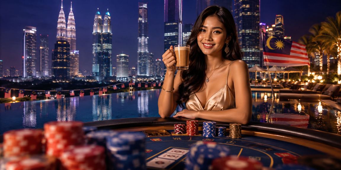 Permainan baccarat kasino langsung bergaya Melayu di Kuala Lumpur