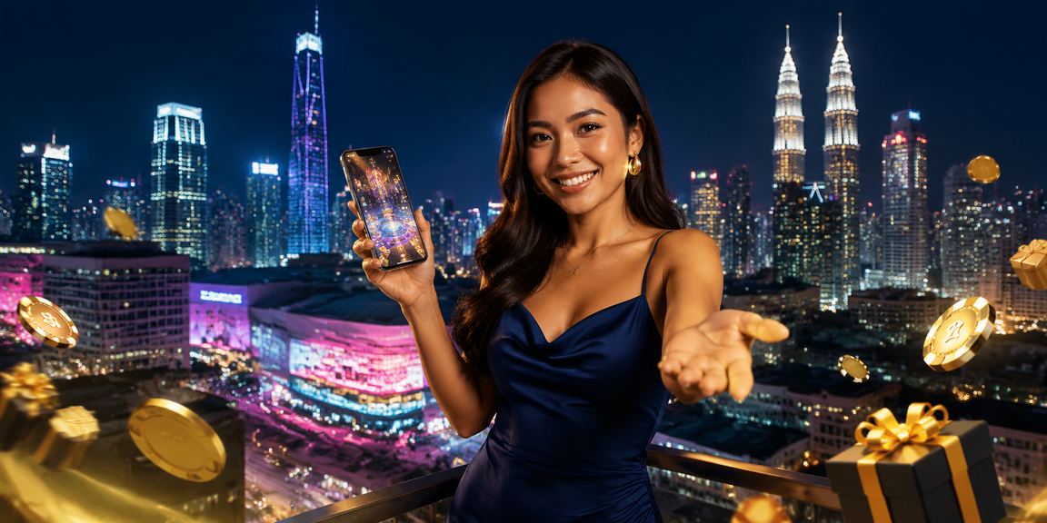 Pemain Malaysia menggunakan telefon pintar untuk kasino langsung gaya Melayu di KL