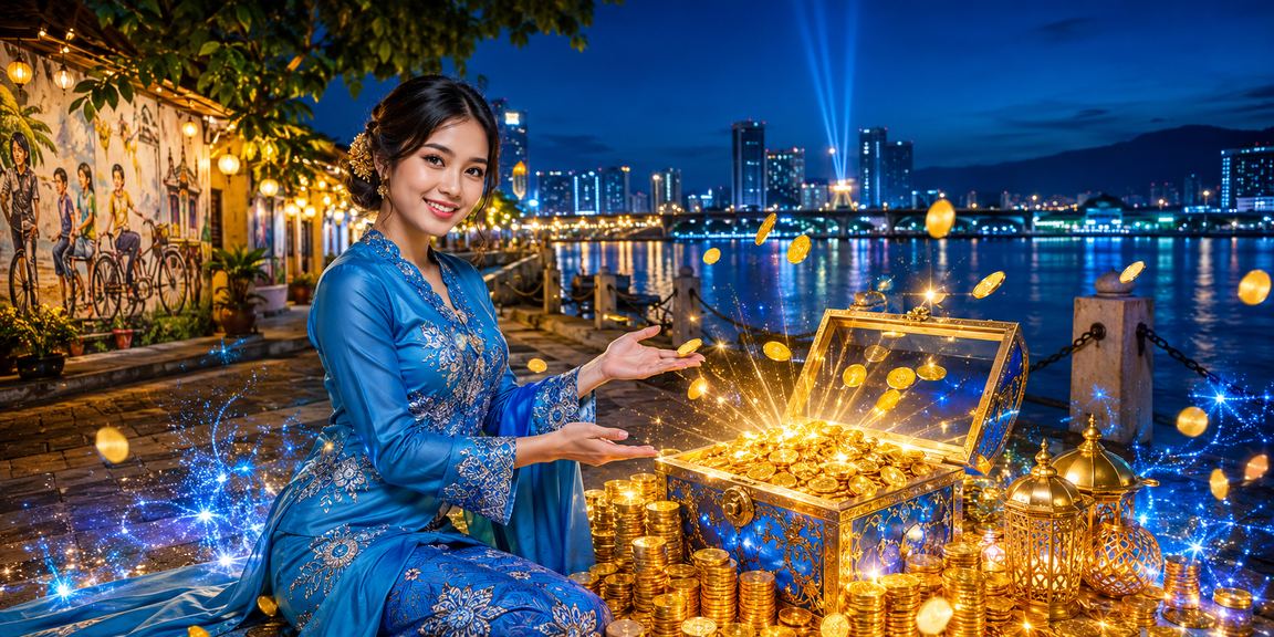 Permainan slot kasino di Pulau Pinang dengan gaya baju kurung Malaysia